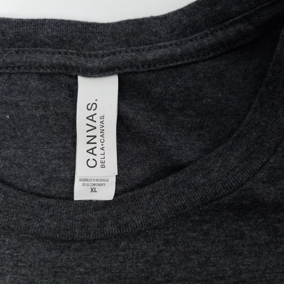 Bella Canvas Stay Weird T Shirt Size Large Gray - Picture 6 of 6